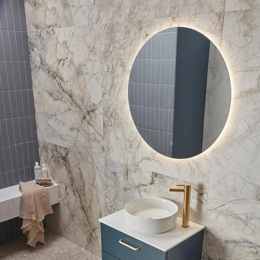 Tavistock Portal 800mm Illuminated Round Mirror - PTM80C - Envy Bathrooms Ltd