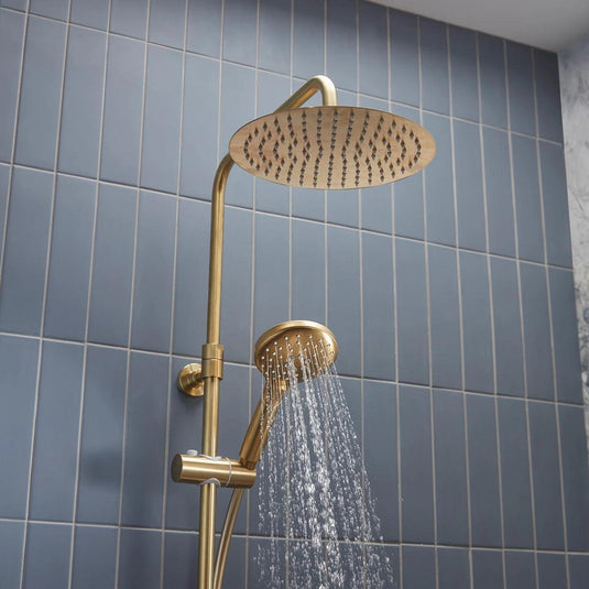 Tavistock Quantum Dual Function Bar Shower System - Brushed Brass - SQT1513 - Envy Bathrooms Ltd