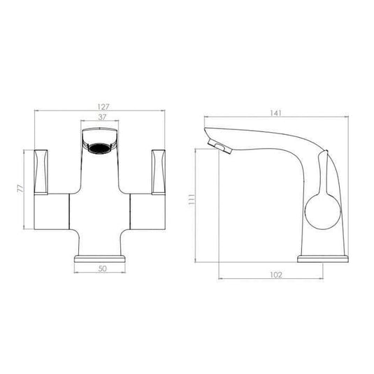 Tavistock Revive Basin Mixer Tap - Chrome - TRV11 - Envy Bathrooms Ltd