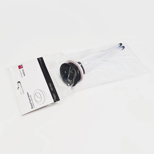 Tavistock Round 48mm Push Flush Button - Matt Black - TR9027 - Envy Bathrooms Ltd