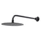 Tavistock Round Adjustable Shower Arm |  Black |  SVARM12