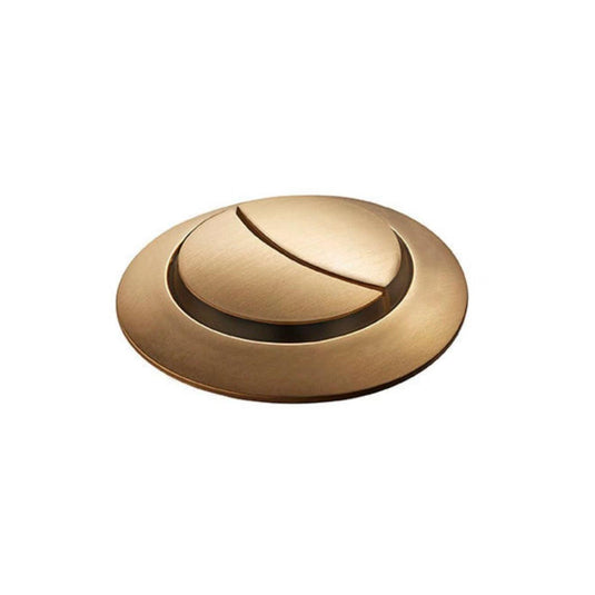 Tavistock Round Flush Button Brushed Brass 38mm - Envy Bathrooms Ltd