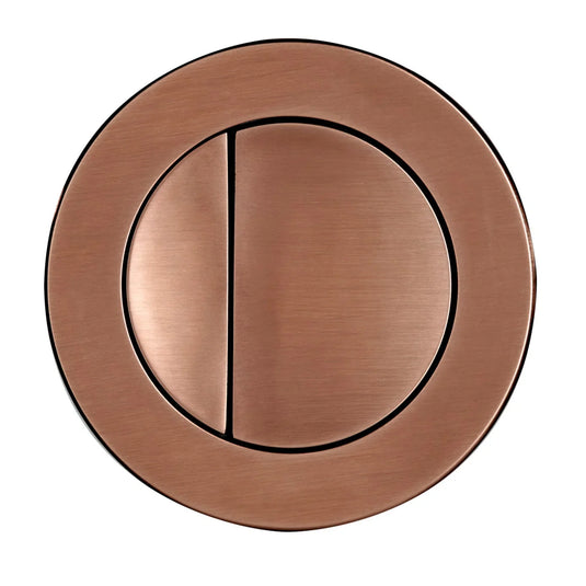 Tavistock Round Flush Button - Brushed Bronze - TR9050 - Envy Bathrooms Ltd