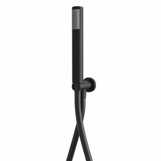 Tavistock Round Wall Outlet Elbow with Hose & Shower Handset - Black - SVACS41 - Envy Bathrooms Ltd