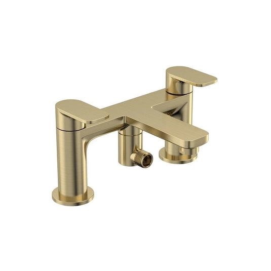 Tavistock Savour Bath Shower Mixer Tap Brushed Brass - Envy Bathrooms Ltd