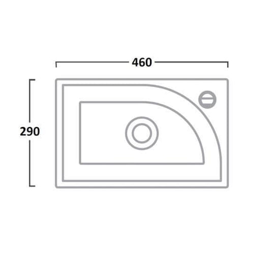 Tavistock Sequence 450 Floorstanding Vanity Unit & Basin in Gloss Light Grey - Envy Bathrooms Ltd