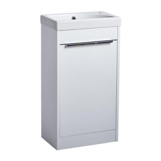 Tavistock Sequence 450mm Floorstanding Vanity Unit - Gloss White - SQ450FW - Envy Bathrooms Ltd