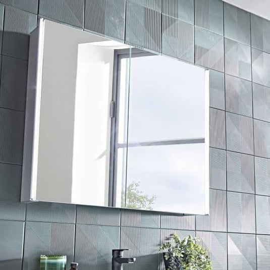 Tavistock Sleek 1000 Mirror Cabinet - SL100AL - Envy Bathrooms Ltd