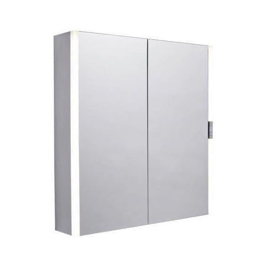 Tavistock Slide 650mm Door LED Mirror Cabinet with Demister & Slider Touch Sensor - SDC065U - Envy Bathrooms Ltd