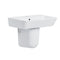 Tavistock Square 550 x 435mm Basin 1TH |  White |  DC14063