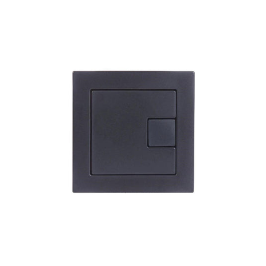 Tavistock Square Flush Button Matt Black - Envy Bathrooms Ltd