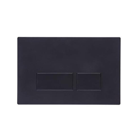 Tavistock Square Flush Push Plate - Black - Envy Bathrooms Ltd