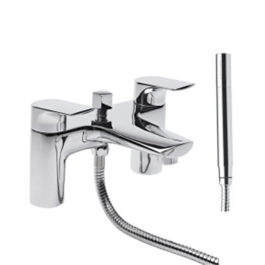 Tavistock Strike Bath Shower Mixer Tap with Hose and Handset - Chrome - TSE42 - Envy Bathrooms Ltd