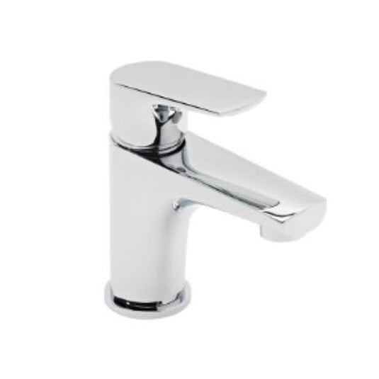 Tavistock Strike Mini Basin Mixer Tap with Click Waste - Chrome - Envy Bathrooms Ltd