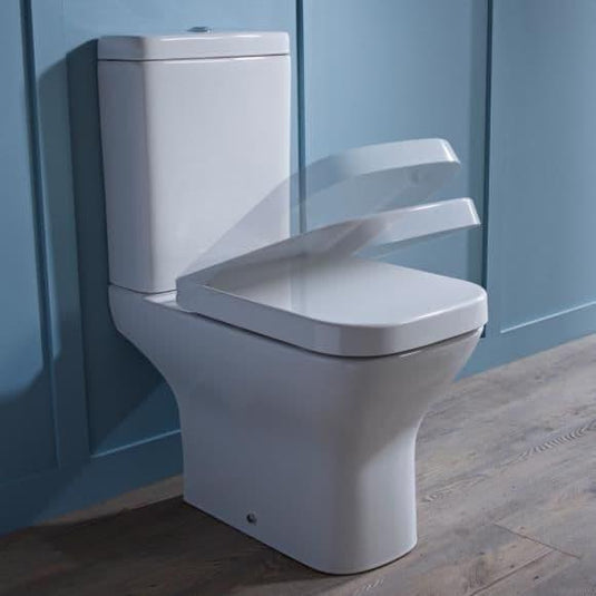 Tavistock Structure Close Coupled Open Back Pan - White - P450S - Envy Bathrooms Ltd