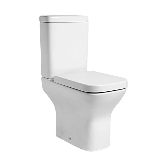 Tavistock Structure Comfort Height Open Back Close Coupled Pan - White - PC455S - Envy Bathrooms Ltd