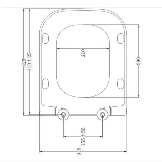 Tavistock Structure Wrap Over Soft Close Toilet Seat - White - TS450S - Envy Bathrooms Ltd