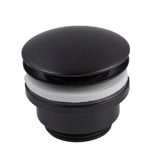 Tavistock Universal Slotted / Solid Click Basin Waste - Matt Black - WASTE25 - Envy Bathrooms Ltd