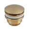 Tavistock Universal Slotted / Solid Click Basin Waste |  Brushed Brass |  WASTE26