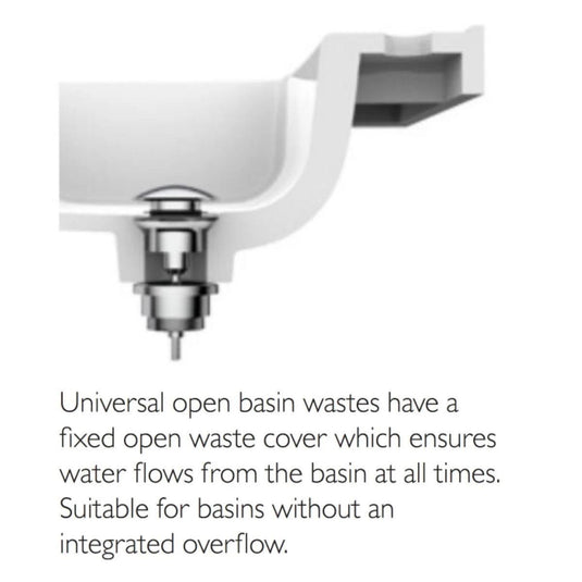 Tavistock Universal Sprung Click Open Basin Waste Brass - Envy Bathrooms Ltd