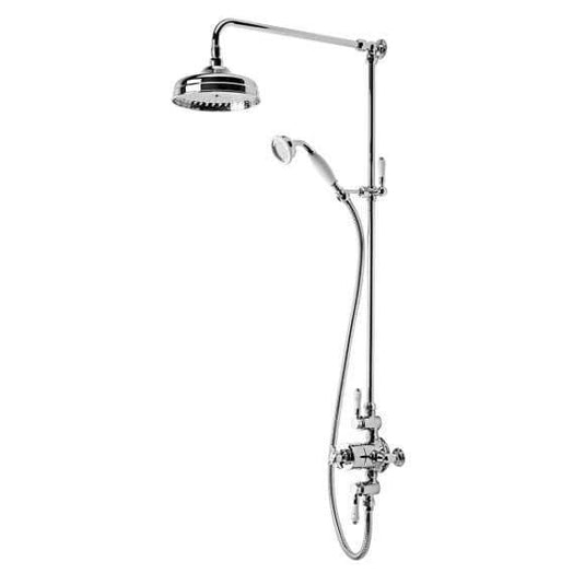 Tavistock Varsity Thermostatic Exposed Dual Function Shower Valve with Shower Head - Envy Bathrooms Ltd