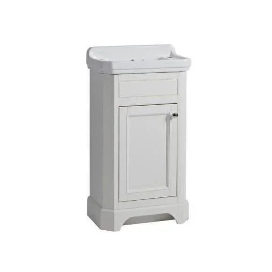 Tavistock Vitoria 500mm Floorstanding Vanity Unit - Linen White - VT50FLW - Envy Bathrooms Ltd