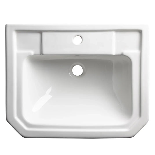 Tavistock Vitoria 550 x 435mm Semi-Countertop Basin 1TH - White - SCSB850S - Envy Bathrooms Ltd
