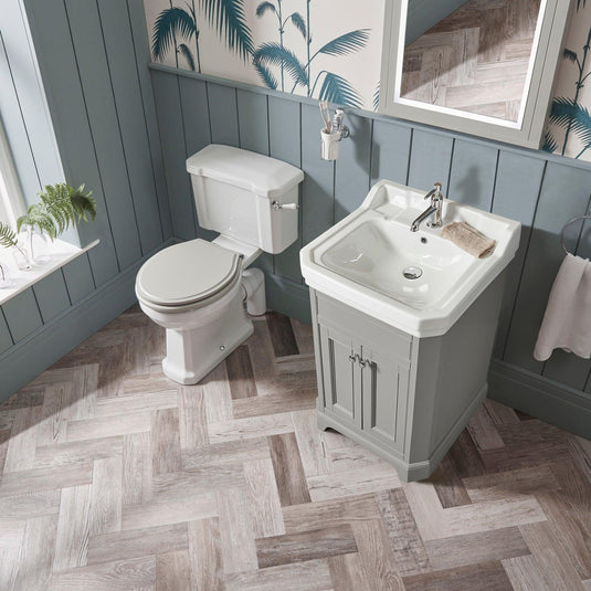 Tavistock Vitoria 605 x 505mm Basin 1TH - White - SB850S - Envy Bathrooms Ltd