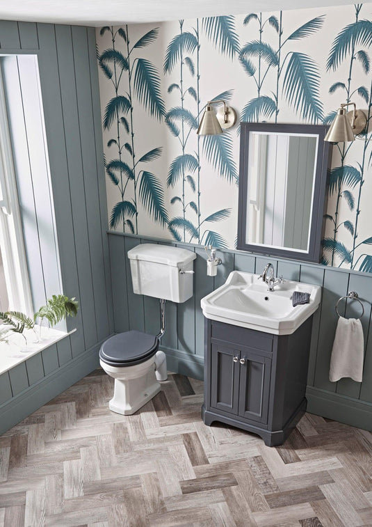 Tavistock Vitoria 605 x 505mm Basin 1TH - White - SB850S - Envy Bathrooms Ltd