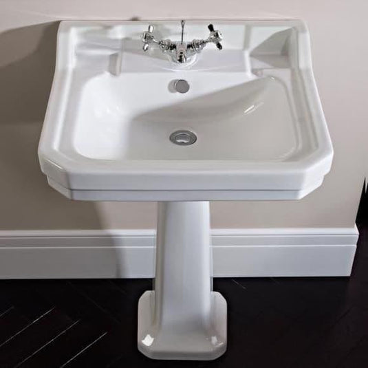 Tavistock Vitoria 610mm Basin & Pedestal (2H) - Envy Bathrooms Ltd