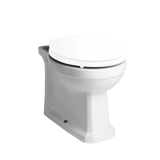 Tavistock Vitoria Back to Wall Pan - White - BTW850S - Envy Bathrooms Ltd