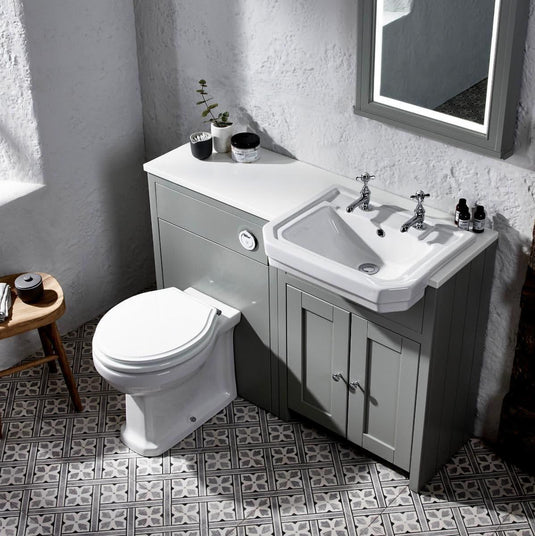 Tavistock Vitoria Back to Wall Pan - White - BTW850S - Envy Bathrooms Ltd