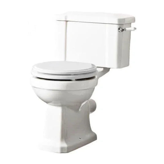 Tavistock Vitoria Close Coupled Open Back Pan - White - P850S - Envy Bathrooms Ltd