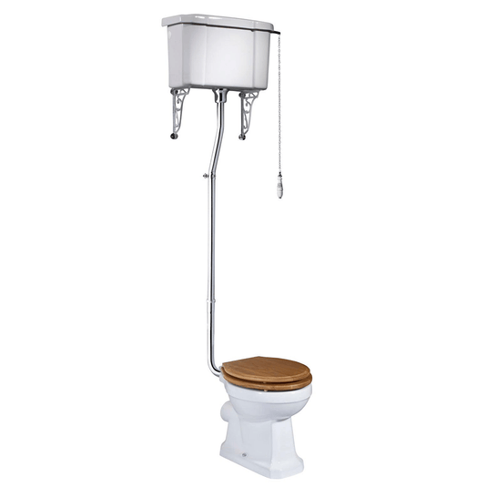 Tavistock Vitoria High Level Flush Pipe Kit and Bracket Fittings - Chrome - HLK850S - Envy Bathrooms Ltd