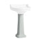 Tavistock Vitoria Pedestal for 600mm Basin |  White |  PE850S