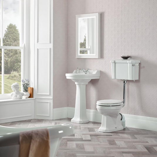 Tavistock Vitoria Round Basin 550x470mm White | DB855S - Envy Bathrooms Ltd