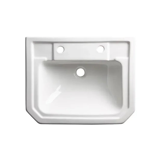 Tavistock Vitoria Semi Recessed Basin 550 x 435mm Basin 2TH - White - SCDB850S - Envy Bathrooms Ltd