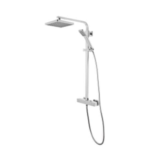 Tavistock Zone Dual Function Square Bar Valve Shower System - Envy Bathrooms Ltd