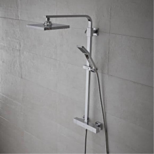 Tavistock Zone Dual Function Square Bar Valve Shower System - Envy Bathrooms Ltd