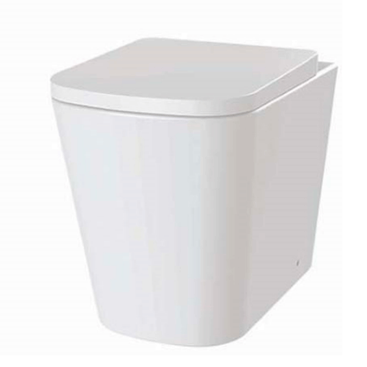 The White Space Anon Rimless Back To Wall Toilet Pan - White - Envy Bathrooms Ltd