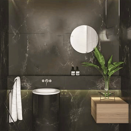 The White Space Round Bathroom Mirror 500mm H x 500mm W - Non-Illuminated - Chrome - Envy Bathrooms Ltd