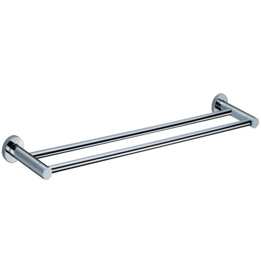 The White Space Capita Double Towel Rail 600mm Wide - Chrome - Envy Bathrooms Ltd