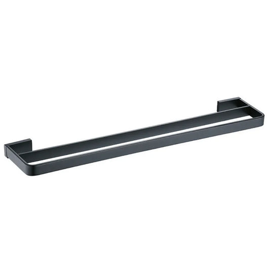 The White Space Legend Double Towel Rail 600mm Wide - Black - Envy Bathrooms Ltd