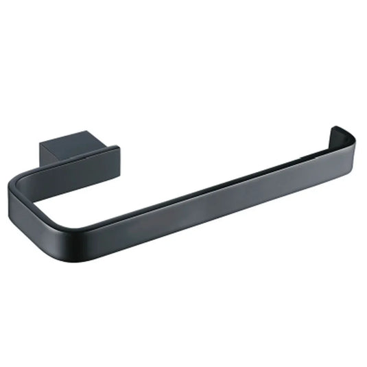 The White Space Legend Towel Ring - Black - Envy Bathrooms Ltd