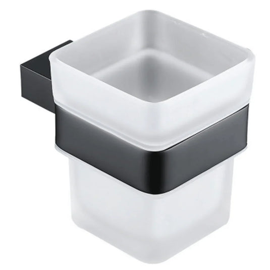 The White Space Legend Tumbler and Holder - Black - Envy Bathrooms Ltd