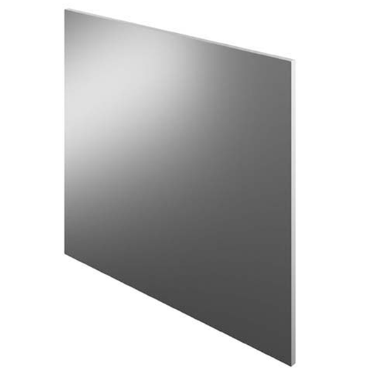 The White Space Scene Wall Hung Bathroom Mirror - 600mm Wide - Gloss White - Envy Bathrooms Ltd
