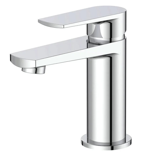 The White Space Sierra Single Lever Basin Mixer Tap with Sprung Plug Waste - Chrome - Envy Bathrooms Ltd
