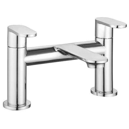 The White Space True Brassware 2-Hole Dual Lever Bath Filler Tap - Chrome - Envy Bathrooms Ltd