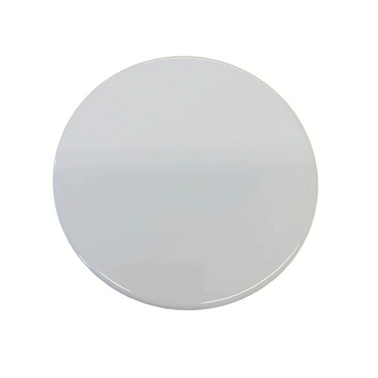 The White Space Freestanding Bath Waste Cover - White - Envy Bathrooms Ltd
