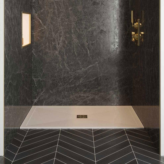 Traymate Symmetry Anti Slip Rectangular Shower Tray with Waste 1000mm x 800mm - Envy Bathrooms Ltd